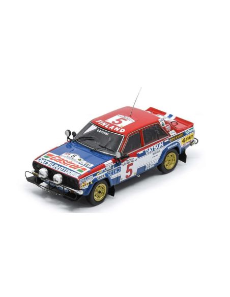 SPARK MODEL S7772 DATSUN VIOLET GT N.5 2nd RALLY SAFARI 1981 R.AALTONEN-L.DREWS 1:43 Modellino