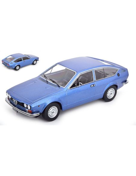 KK SCALE KKDC181062 ALFA ROMEO ALFETTA GT 1.6 1976 LIGHT BLUE METALLIC 1:18 Modellino