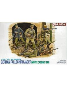 DRAGON D6005 GERMAN FALLSCHIRM.MONTE CASSINO KIT 1:35...