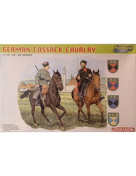 DRAGON D6065 GERMAN COSSACK CAVALRY KIT 1:35 Modellino