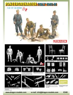DRAGON D6348 PANZERGRENADIER ITALY 1943-45  KIT 1:35...