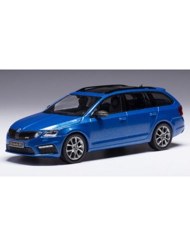 IXO MODEL CLC518 SKODA OCTAVIA RS (III) 2014 MET.BLUE 1:43 Modellino