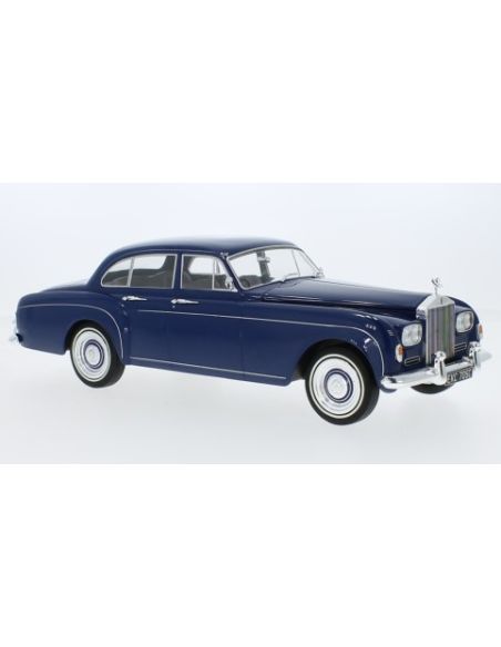 MODELCARGROUP MCG18124 ROLLS ROYCE SILVER CLOUD III FLYING TRACK H.J.MULLINER 1965 BLUE 1:18 Modellino