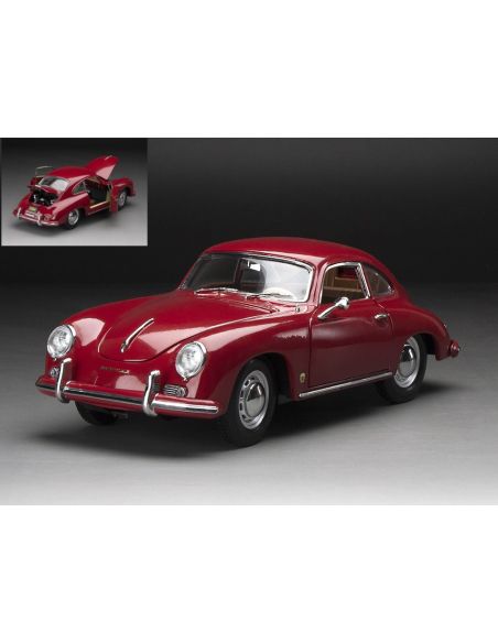 SUNSTAR SS1350 PORSCHE 356A 1500 GS CARRERA GT 1957 RED 1:18 Modellino