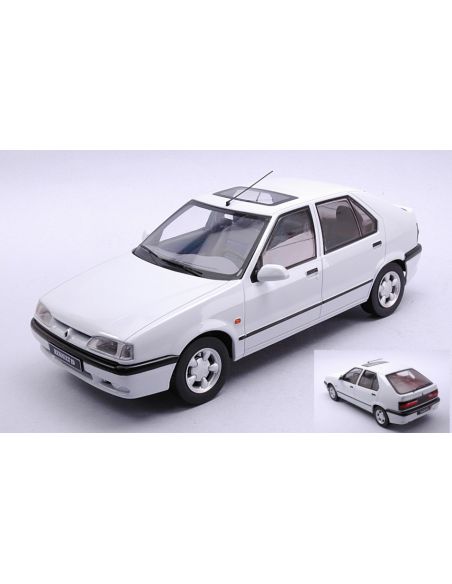 TRIPLE 9 T9-1800454 RENAULT 19 1994 WHITE 1:18 Modellino