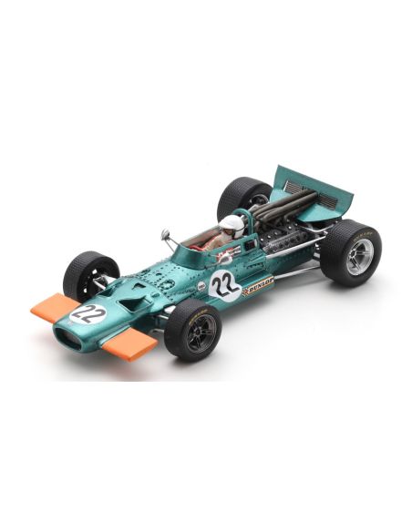 SPARK MODEL S5708 BRM P138 N.22 US GP 1969 GEORGE EATON 1:43 Modellino