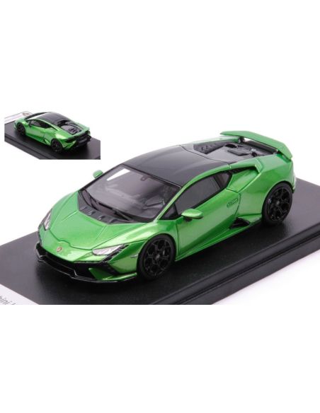 LOOKSMART LS536A LAMBORGHINI HURACAN TECNICA VERDE SELVANS 1:43 Modellino