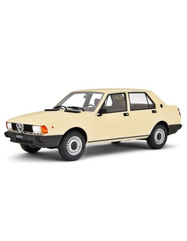 LAUDO RACING LM160A ALFA ROMEO GIULIETTA 1.3-1.6 1977 IVORY 1:18 Modellino