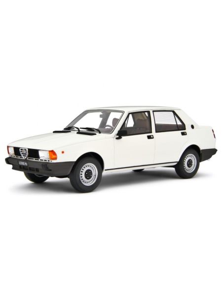 LAUDO RACING LM160B ALFA ROMEO GIULIETTA 1.3-1.6 1977 WHITE 1:18 Modellino