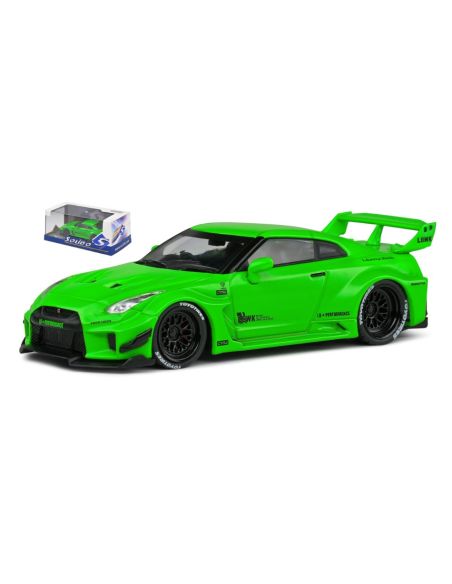 SOLIDO SL4311207 NISSAN GT-R (R35) LB WORK SILHOUETTE 2020 ACID GREEN 1:43 Modellino