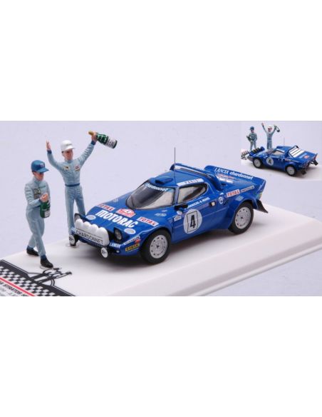 IXO MODEL SPRM001-79 LANCIA STRATOS HF N.4 WINN.RALLY MONTE C.1979 W/FIG.DARNICHE-MAHE 1:43 Modellino