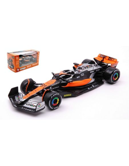 BBURAGO BU38087P MC LAREN MCL60 N.81 2023 OSCAR PIASTRI 1:43 Modellino