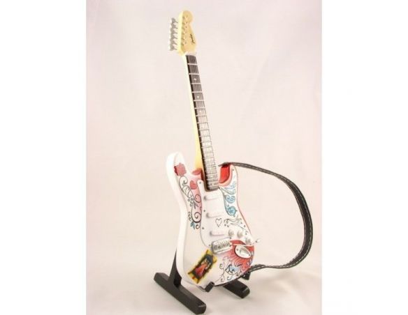 Music Legend 20178 FENDER STRATO MONTEREY POP JIMI Modellino