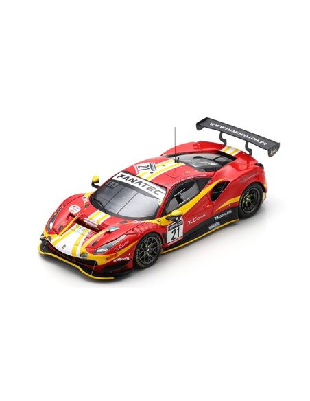 LOOKSMART LSRC154 FERRARI 488 GT3 N.21 AF CORSE 24H SPA 2022 DELAC./SBIRR./BALZ./PEREL1:43 Modellino