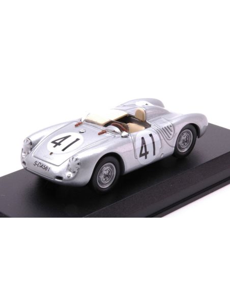 BEST MODEL BT9850 PORSCHE 550 RS 3rd 12 H SEBRING 1958 SCHELL-SEIDEL 1:43 Modellino