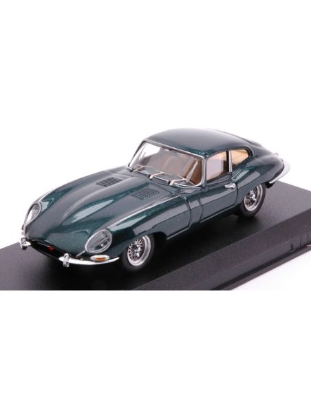 BEST MODEL BT9851 JAGUAR E TYPE COUPE' 1962 DARK GREEN 1:43 Modellino