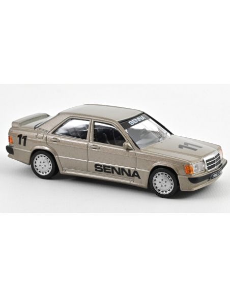 NOREV NV351196 MERCEDES 190E 2.3 1984 BEIGE METALLIC SENNA JET-CAR 1:43 Modellino