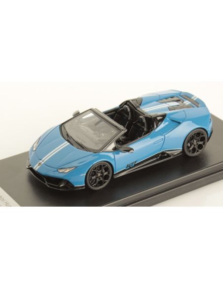 LOOKSMART LS502SA LAMBORGHINI HURACAN EVO SPYDER BLU LE MANS 1:43 Modellino
