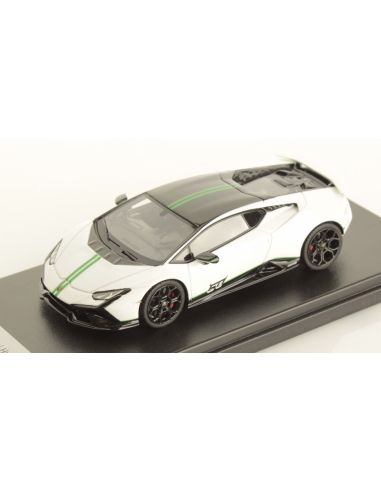 LOOKSMART LS536SB LAMBORGHINI HURACAN TECNICA SHINY BIANCO ASOPO 1:43 Modellino