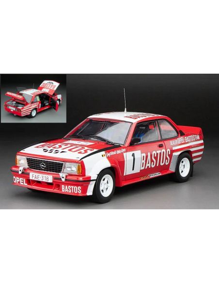 SUNSTAR SS5395 OPEL ASCONA 400 N.1 2nd CIRCUIT DE ARDENNES 1983 G.COLSOUL-A.LOPES 1:18 Modellino