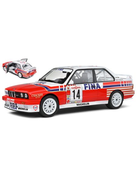 SOLIDO SL1801523 BMW M3 (E30) N.14 BELGIUM PROCAR 1993 MARC DUEZ 1:18 Modellino