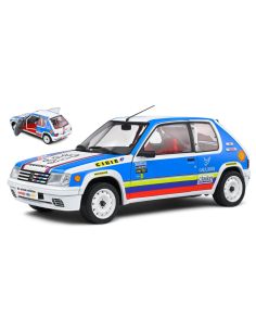 SOLIDO SL1801716 PEUGEOT 205 1.9 RALLY SCHWAB COLLECTION...