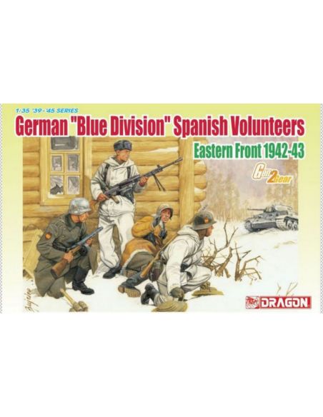 DRAGON D6674 SPANISH VOLUNTEER BLUE DIVISION KIT 1:35 Modellino