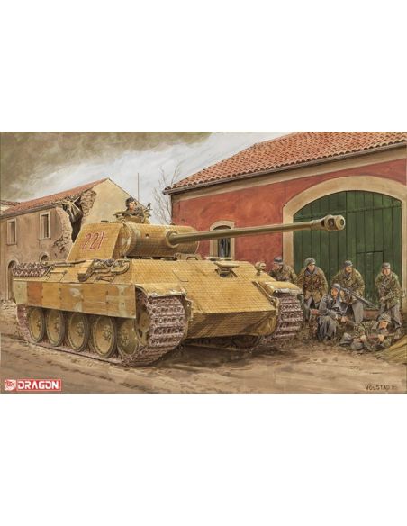 DRAGON D6920 SD.KFZ.171 PANTHER A EARLY PRODUCTION KIT 1:35 Modellino