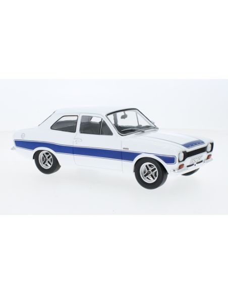 MODELCARGROUP MCG18385 FORD ESCORT MK I RS 2000 1973 WHITE/BLUE 1:18 Modellino