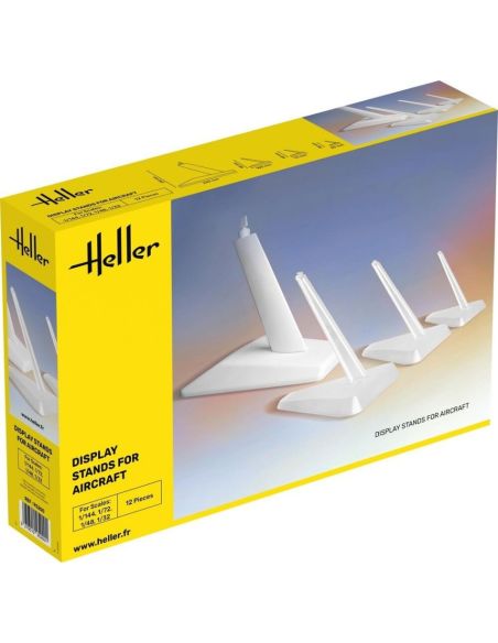 HELLER HL95200 DISPLAY STANDS FOR AIRCRAFT (CAN BE USED FOR SCALE 1:144-1:72-1:48-1:32) Modellino
