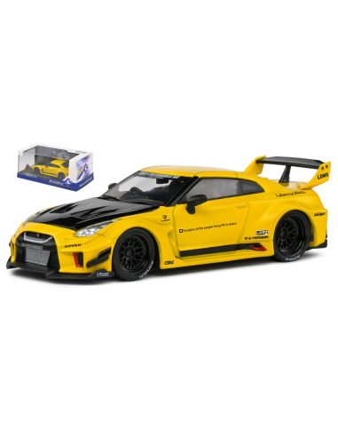 SOLIDO SL4311206 NISSAN GT-R (R35) LB WORKS SILHOUETTE COUPE 2019 YELLOW/BLACK 1:43 Modellino