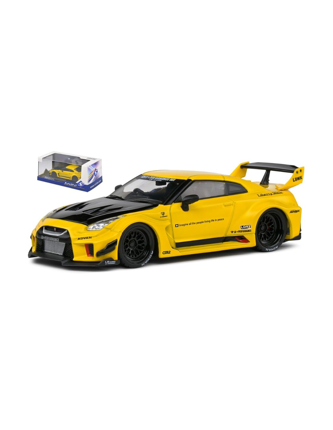 SOLIDO SL4311206 NISSAN GT-R (R35) LB WORKS SILHOUETTE COUPE 2019 ...