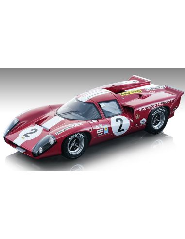 TECNOMODEL TMD18207B LOLA T70 MK3B GT N.2 LE MANS 1969 BONNIER/GREGORY 1:18 Modellino