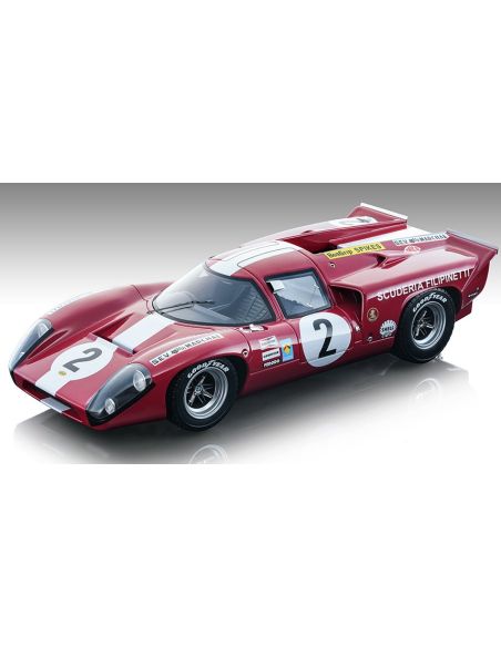 TECNOMODEL TMD18207B LOLA T70 MK3B GT N.2 LE MANS 1969 BONNIER/GREGORY 1:18 Modellino