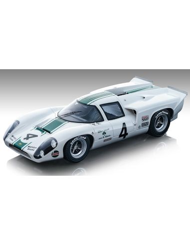 TECNOMODEL TMD18207D LOLA T70 MK3B GT N.4 6H BRANDS HATCH 1969 REVSON/AXELSSON/HULME 1:18 Modellino