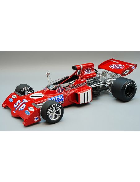 TECNOMODEL TMD18288A MARCH 721X N.11 BELGIUM GP 1972 R.PETERSON 1:18 Modellino