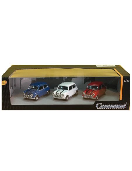 CARARAMA CA41350 MINI COOPER THE ITALIAN JOB MOVIE 3 CARS SET 1:43 Modellino