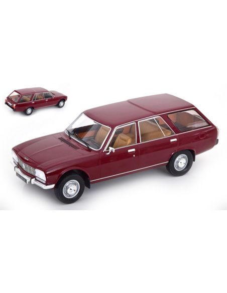 MODELCARGROUP MCG18357 PEUGEOT 504 BREAK 1976 DARK RED 1:18 Modellino