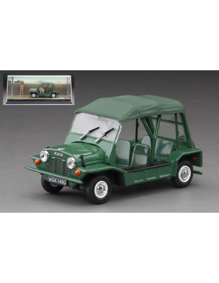 VITESSE VE21156 AUSTIN MINI MOKE 1968 GREEN W/2 FIGURES 1:43 Modellino