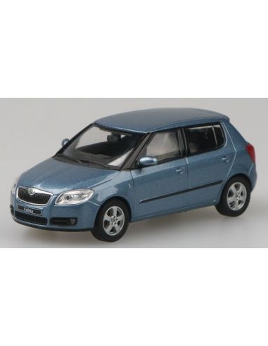 ABREX AB008CE SKODA FABIA II 2006 MET.BLUE 1:43 Modellino