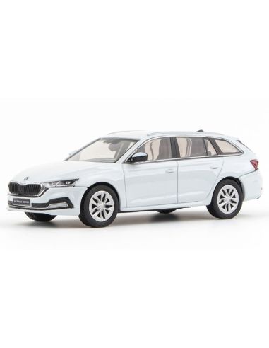 ABREX AB038EJ SKODA OCTAVIA IV COMBI 2020 MOON WHITE 1:43 Modellino