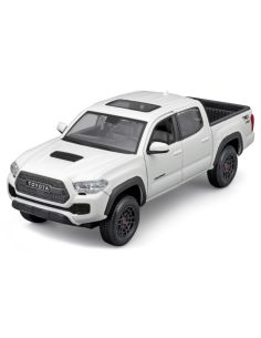 MAISTO MI32910W TOYOTA TACOMA PICK UP 2021 WHITE 1:24...