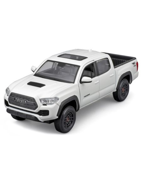 MAISTO MI32910W TOYOTA TACOMA PICK UP 2021 WHITE 1:24 Modellino