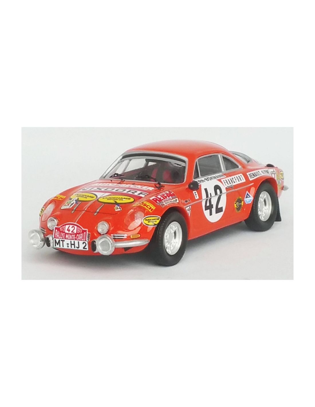 RENAULT ALPINE A110 RALLYE MONTE CARLO 1973 B. WOLLEK TROFEU 1:43 1