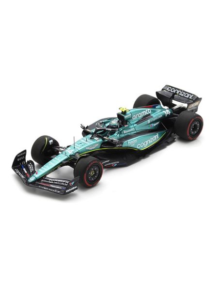 SPARK MODEL S8595 ASTON MARTIN AMR23 N.14 7th BRITISH GP 2023 FERNANDO ALONSO 1:43 Modellino