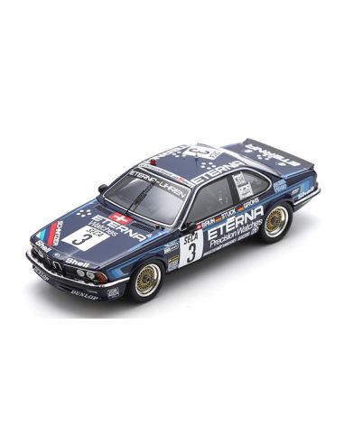 SPARK MODEL SB653 BMW 3.0 Csi N.3 24 H SPA 1983 H.J.STUCK-W.BRUN-H.GROHS 1:43 Modellino