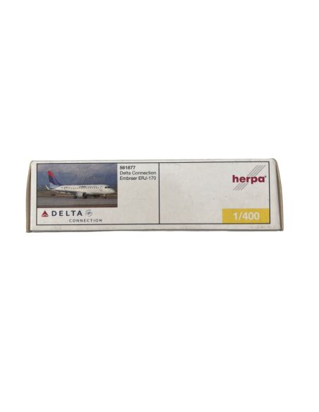 copy of Herpa 561877 Delta Connection Embraer ERJ-170 Vintage Livery 1:400 Aereo Model