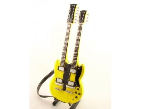 Music Legend 22462 GIBSON DOUBLENECK ZAKK WYLDE BLACK Modellino