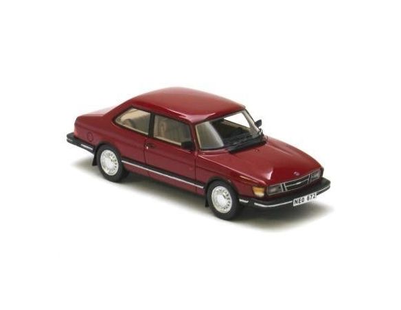 Neo Scale Models NEO43672 SAAB 90 1985 CHERRY RED 1:43 Modellino