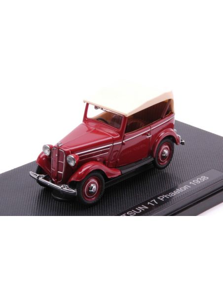 EBBRO EB44353 DATSUN 17 PHAETON 1938 AMARANT W/CREAM ROOF 1:43 Modellino